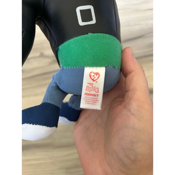 Ty Beanie Johnny Gorilla Sing Movie Stuffed Animal Collectible Soft Plush Toy - Picture 3 of 4